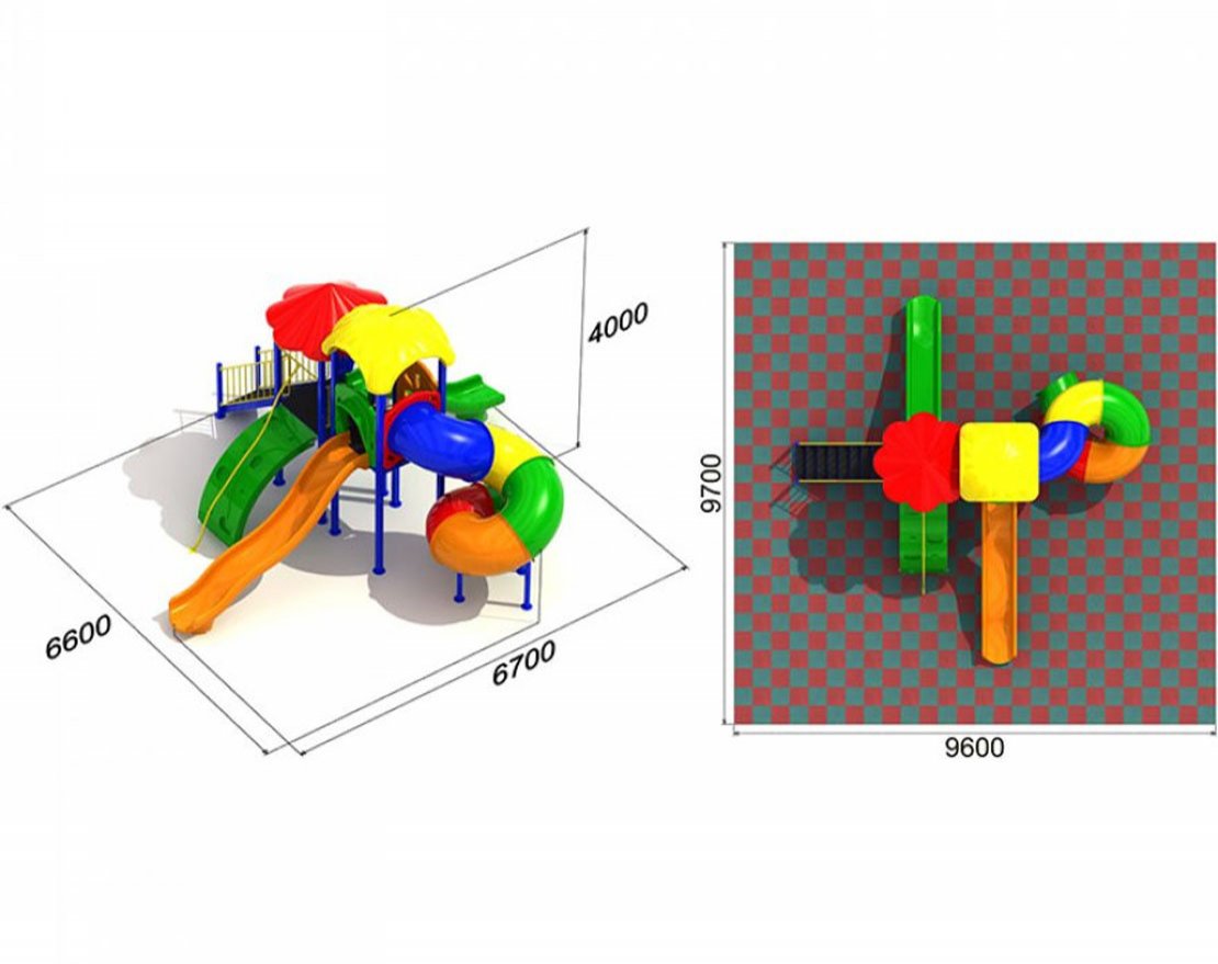 Детская площадка Джунгли 1.3 - вид 2