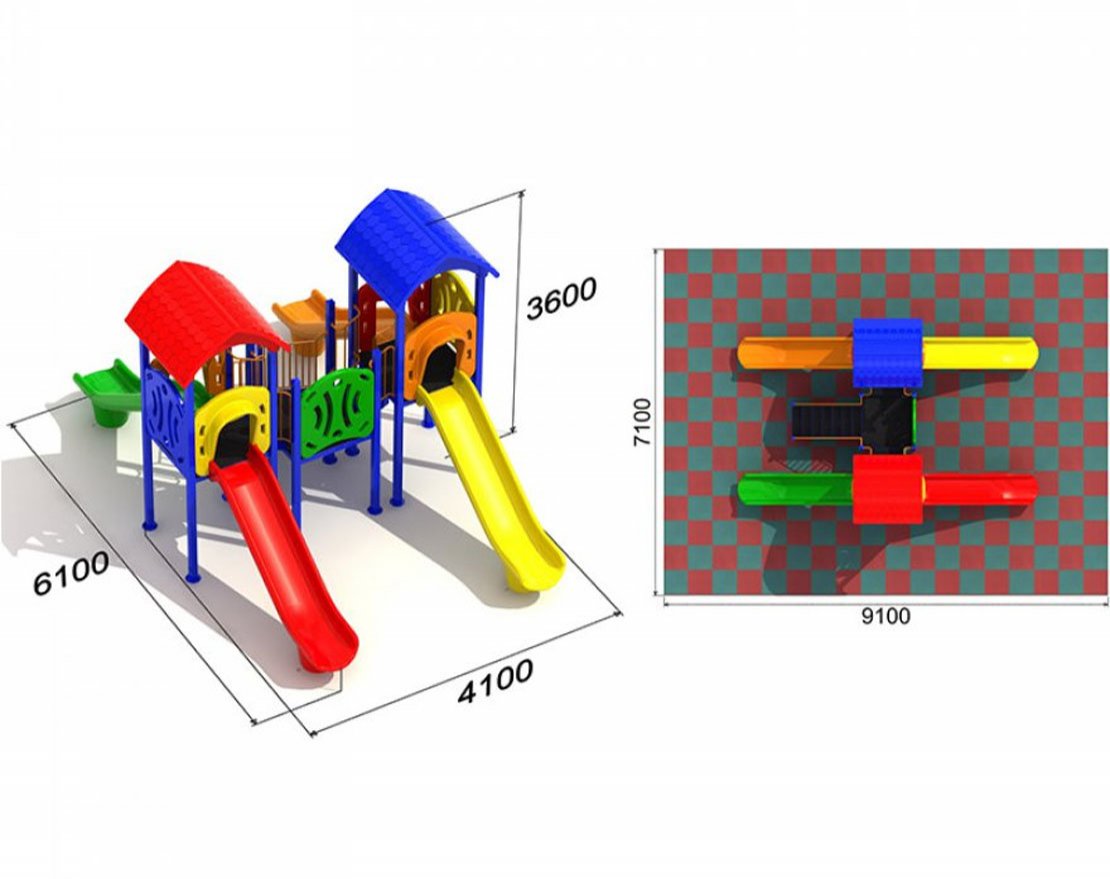 Детская площадка Водопад 2.1 - вид 2