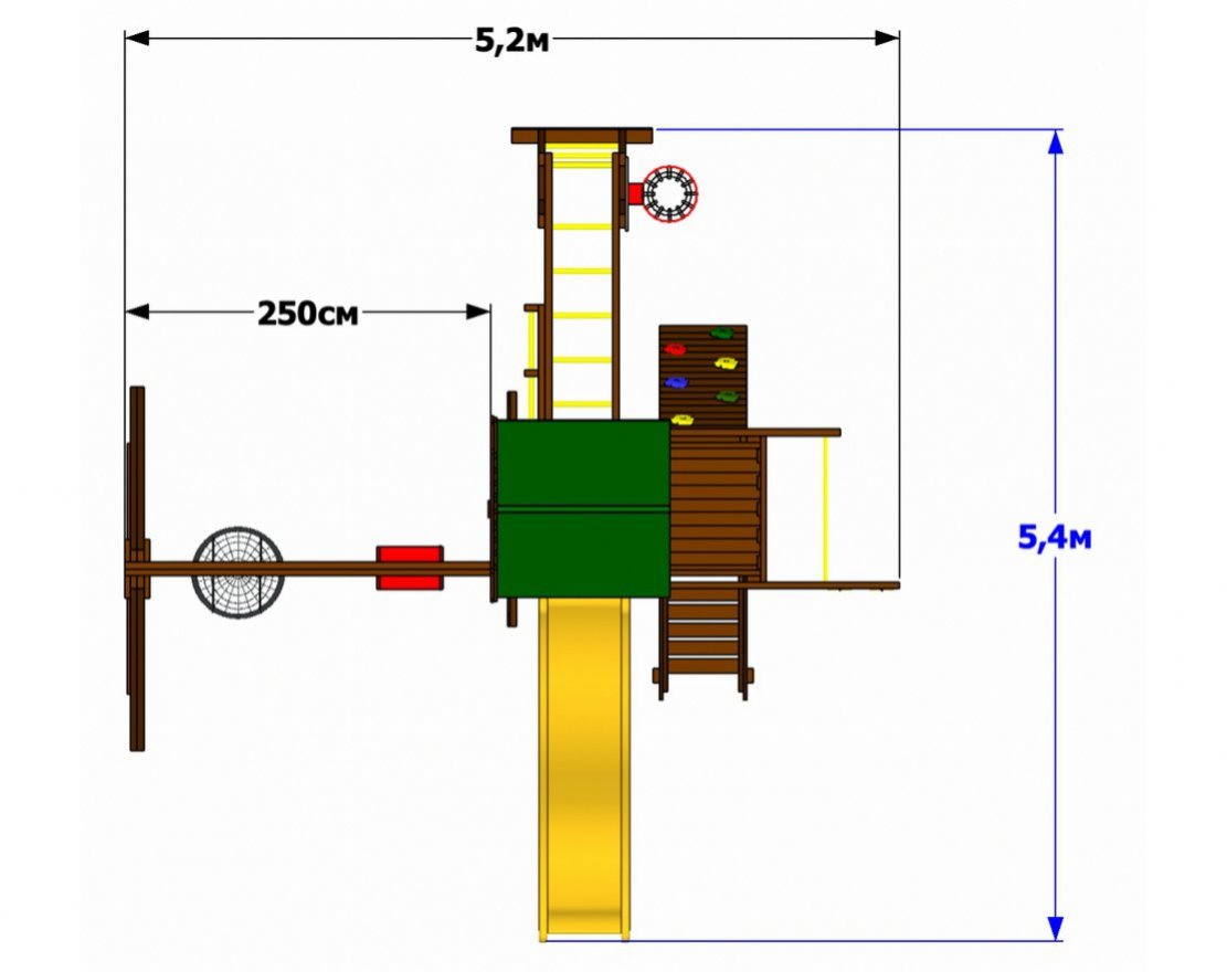 Детская игровая площадка Мулен люкс - вид 2