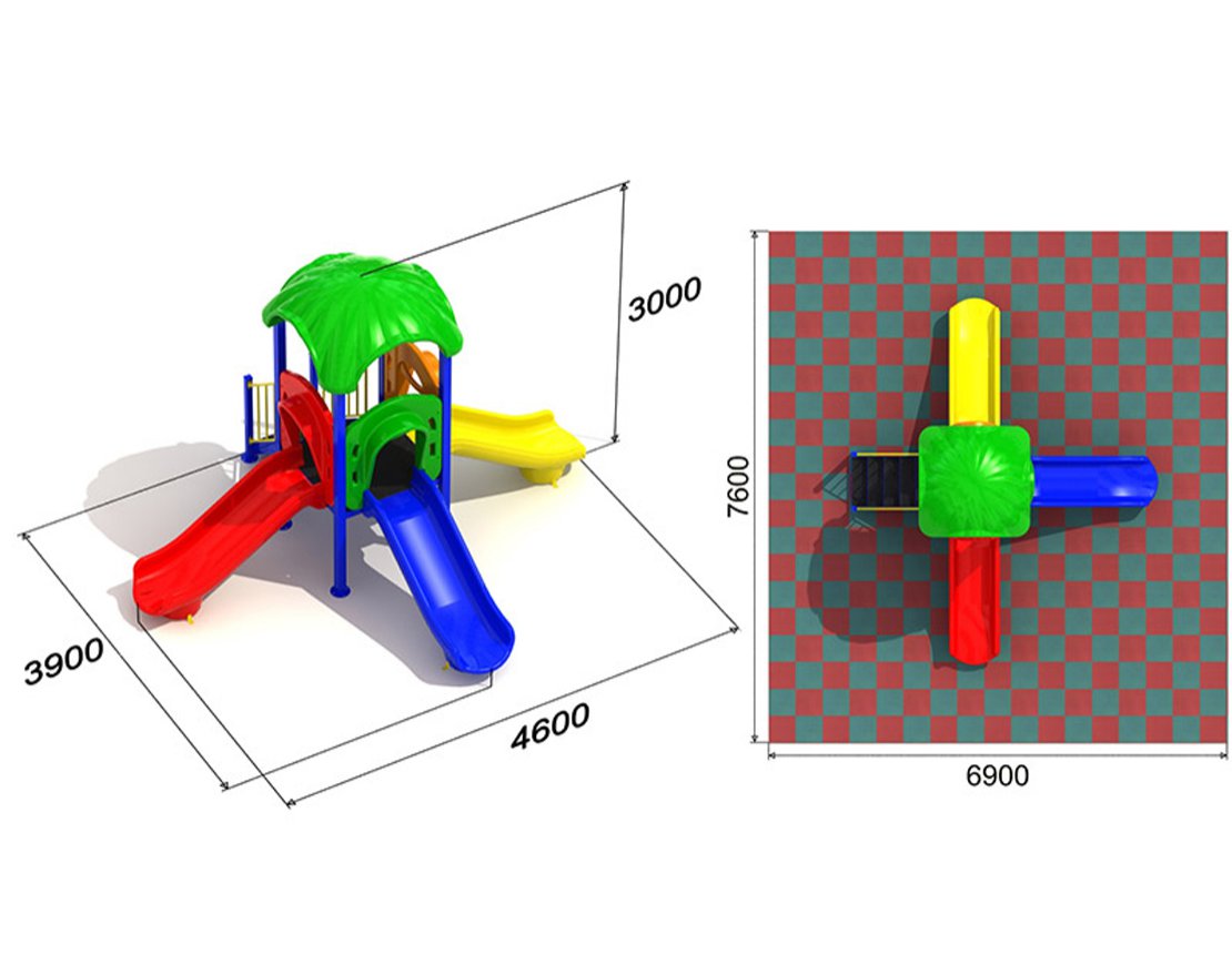 Детская площадка Ромашка 2.2 - вид 3