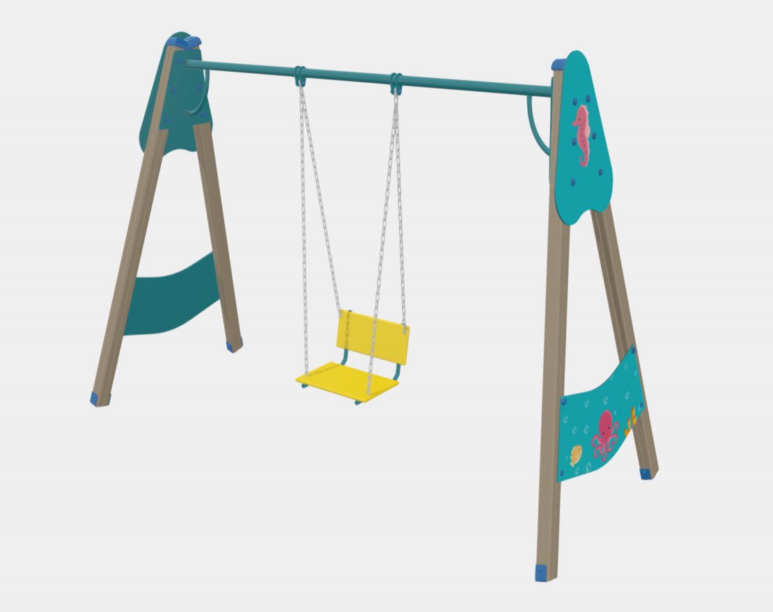 Качели деревянные TORUDA Море 01166 - вид 2