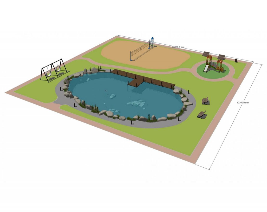 Комплект TORUDA -1 для благоустройства водоема - вид 4