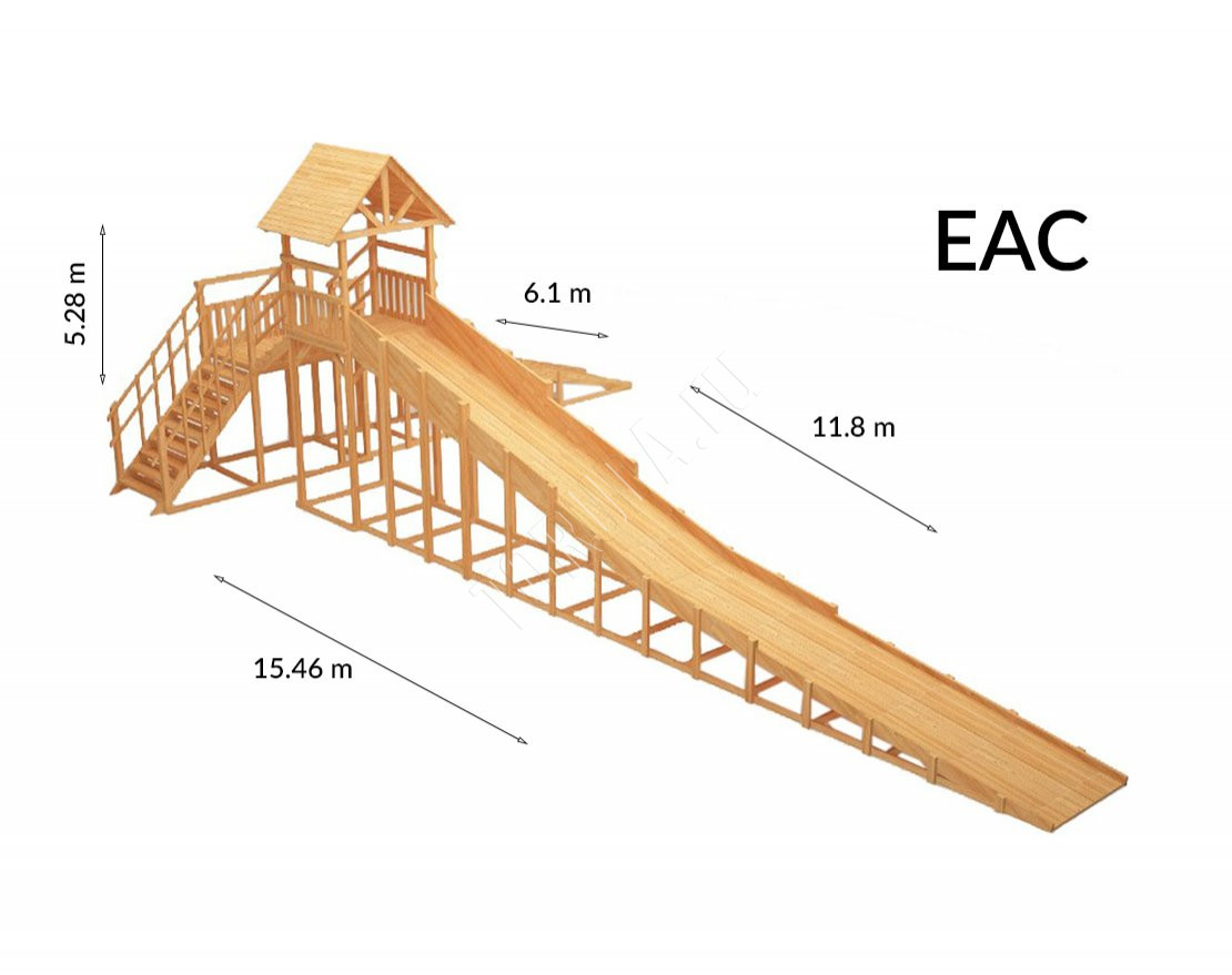 Зимняя горка TORUDA Север wood-10