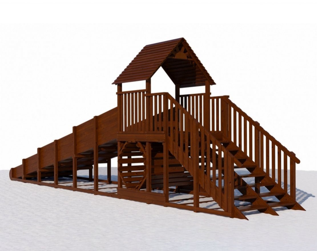 Зимняя горка Осло - вид 4