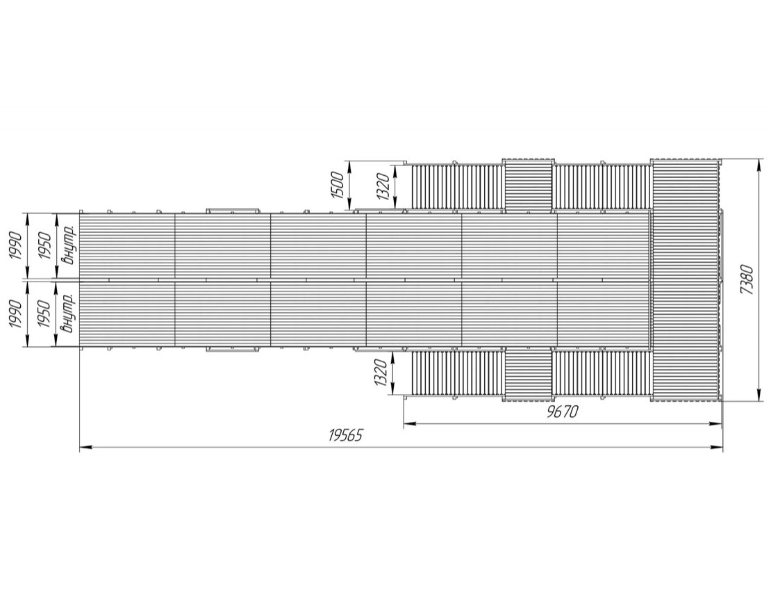 Зимняя горка TORUDA Север wood-12/1 (скат 18 м) - вид 3